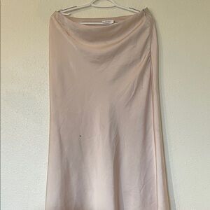 Bluivy Elegant Pink A-Line Skirt